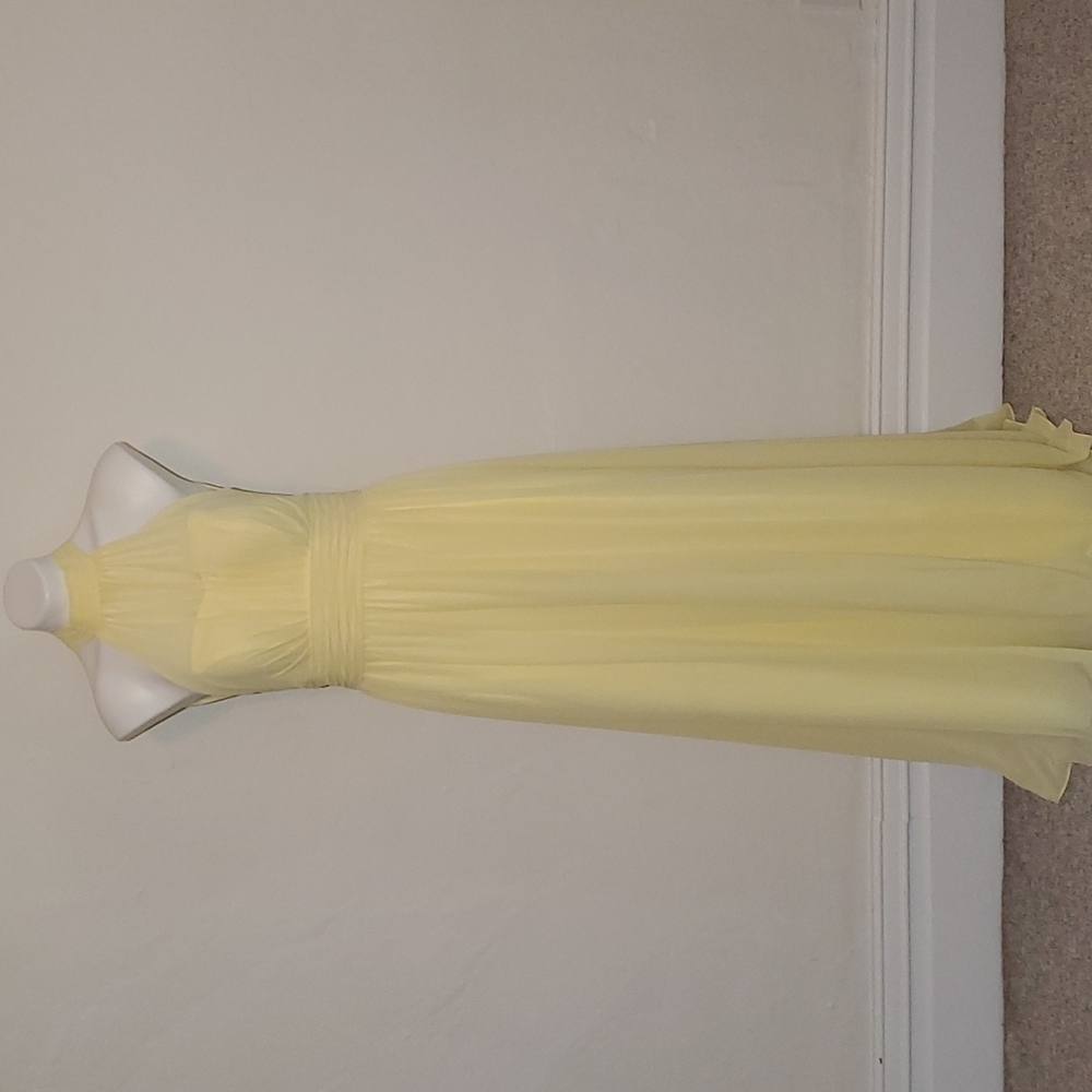 Azazie Daffodil Iman Halter Style Gown